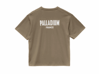 Unisex Palladium France Logo -puuvillainen T-paita